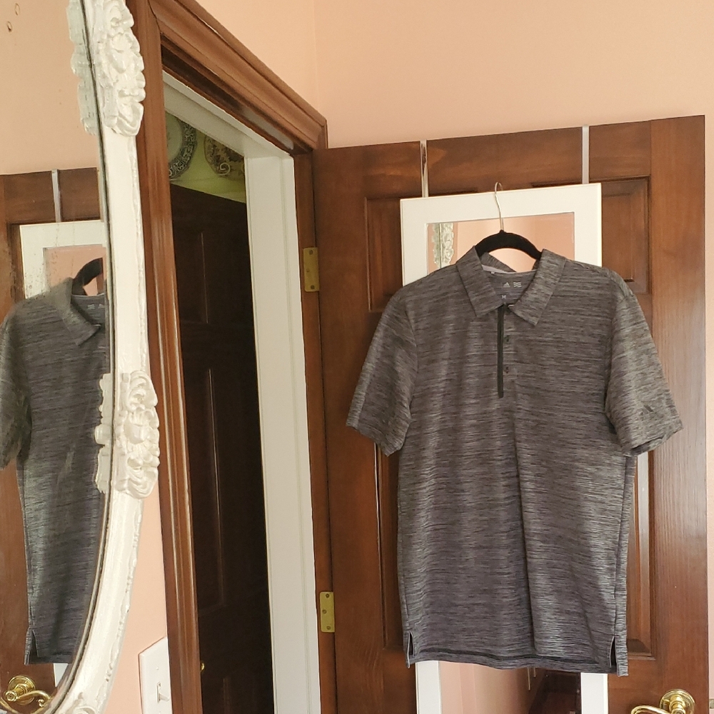 ADIDAS Golf Short Sleeve Polo Sz M - Picture 2 of 7